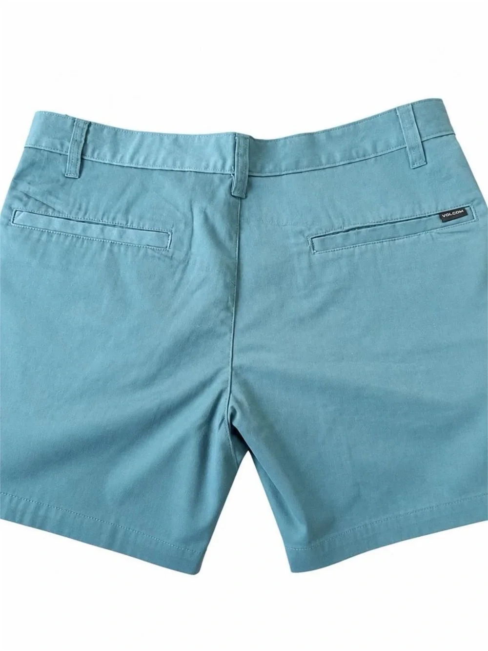 Volcom Men's Seafoam Flat Front Shorts